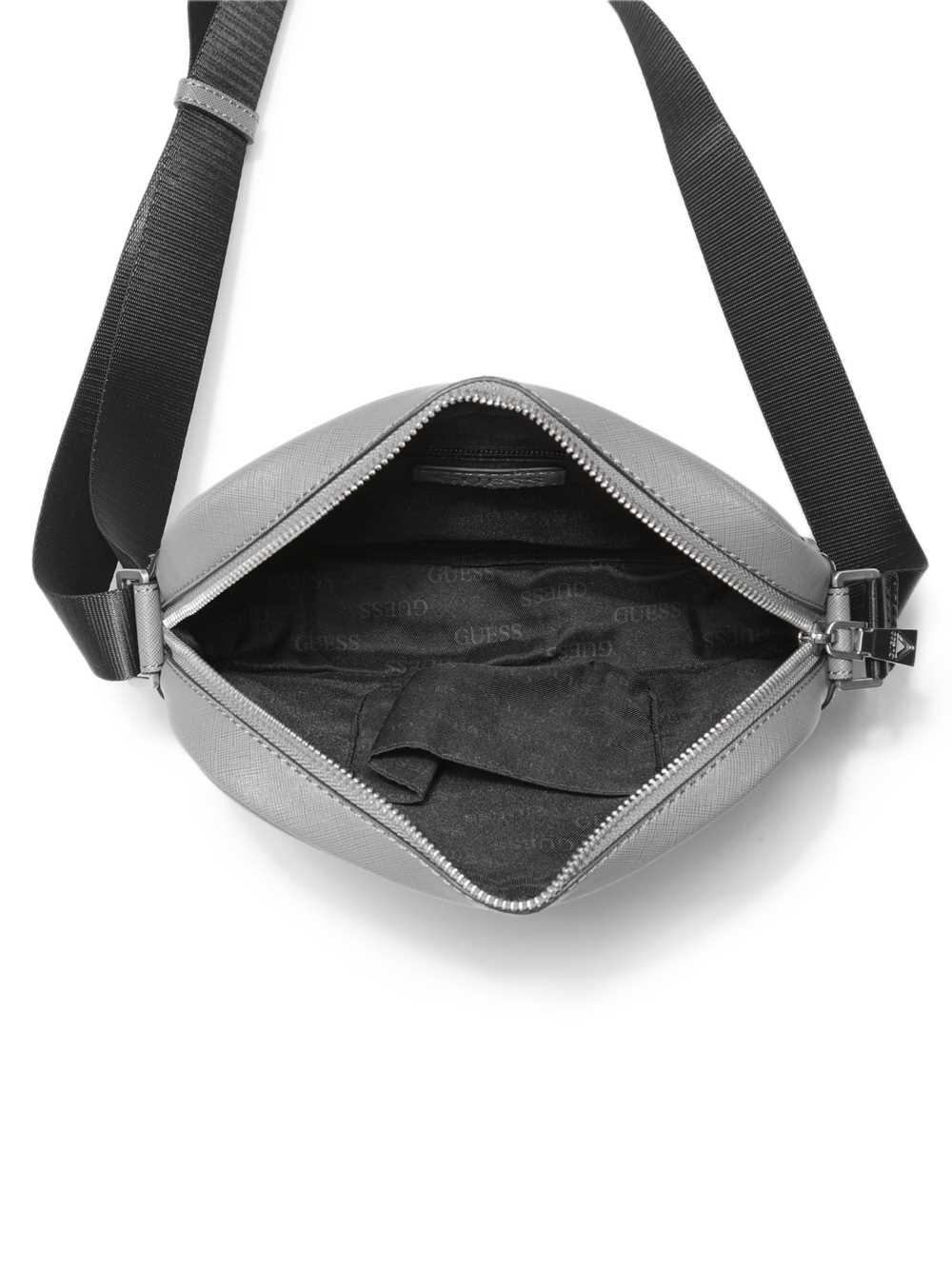 Grey Women's Guess Certosa Flat Crossbody Bags Australia Sale | 430KTRNSX