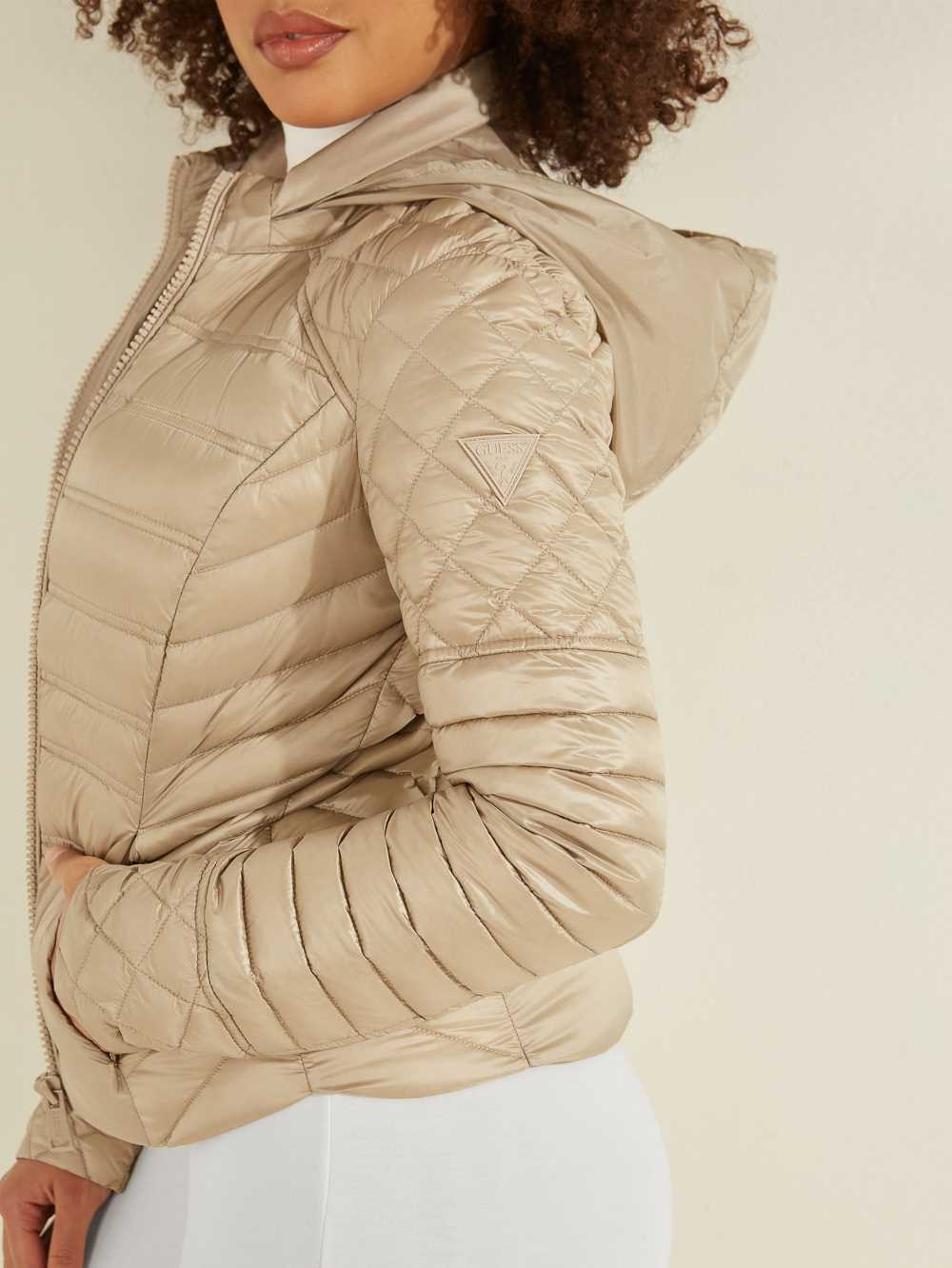 Grey Women's Guess Orsola Packable Down Jackets Australia Sale | 246KSWRVX