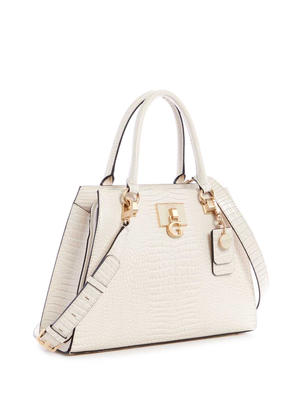 Grey Women's Guess Stephi Girlfriend Satchel Bags Australia Sale | 013EDTAOL