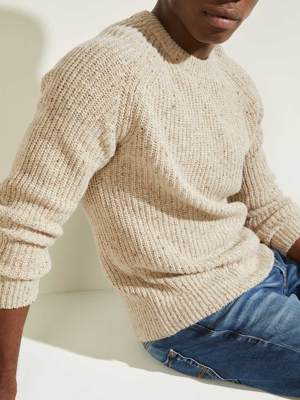 Khaki White Men's Guess Lester Hunter Jumper Sweaters Australia Sale | 047QVAMWF