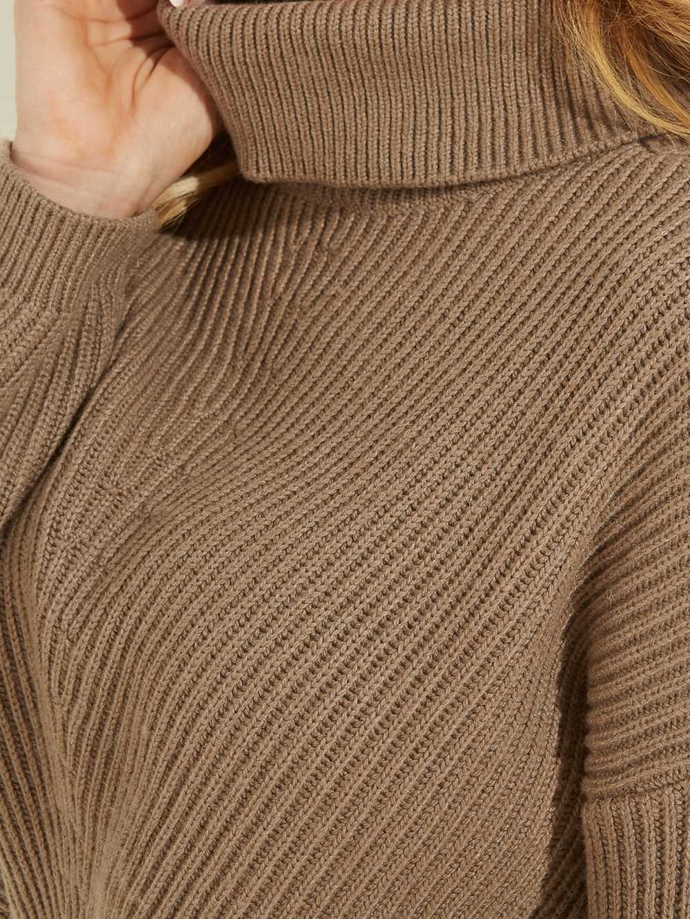 Khaki Women's Guess Doni Turtleneck Sweaters Australia Sale | 286YBKZHI