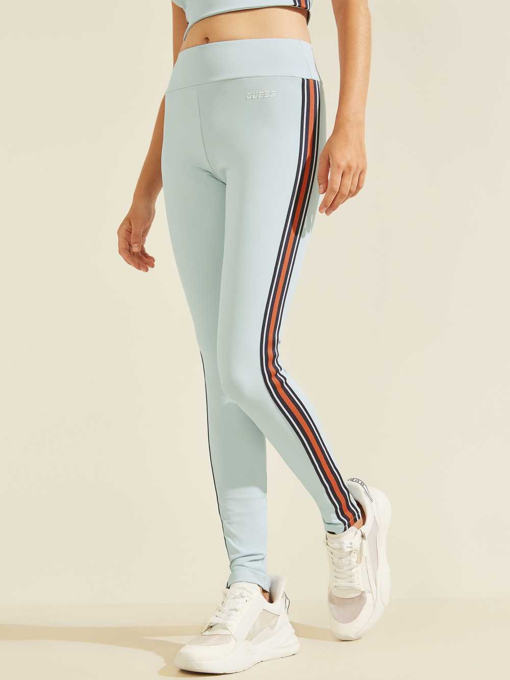 Light Blue Women's Guess Ethel Leggings Australia Sale | 396AUNFES