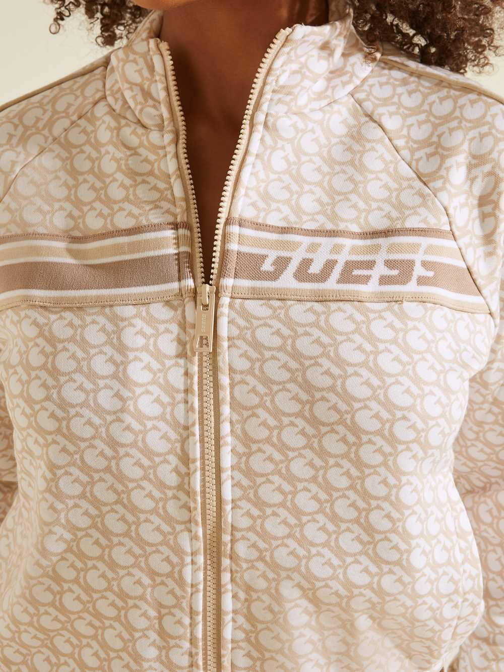 Light Brown Women's Guess Brianna Zip-Up Jackets Australia Sale | 108QRILSP