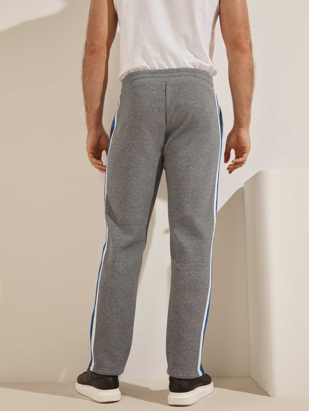 Light Grey Men's Guess Side Stripe Pants Australia Sale | 187ELKQOG