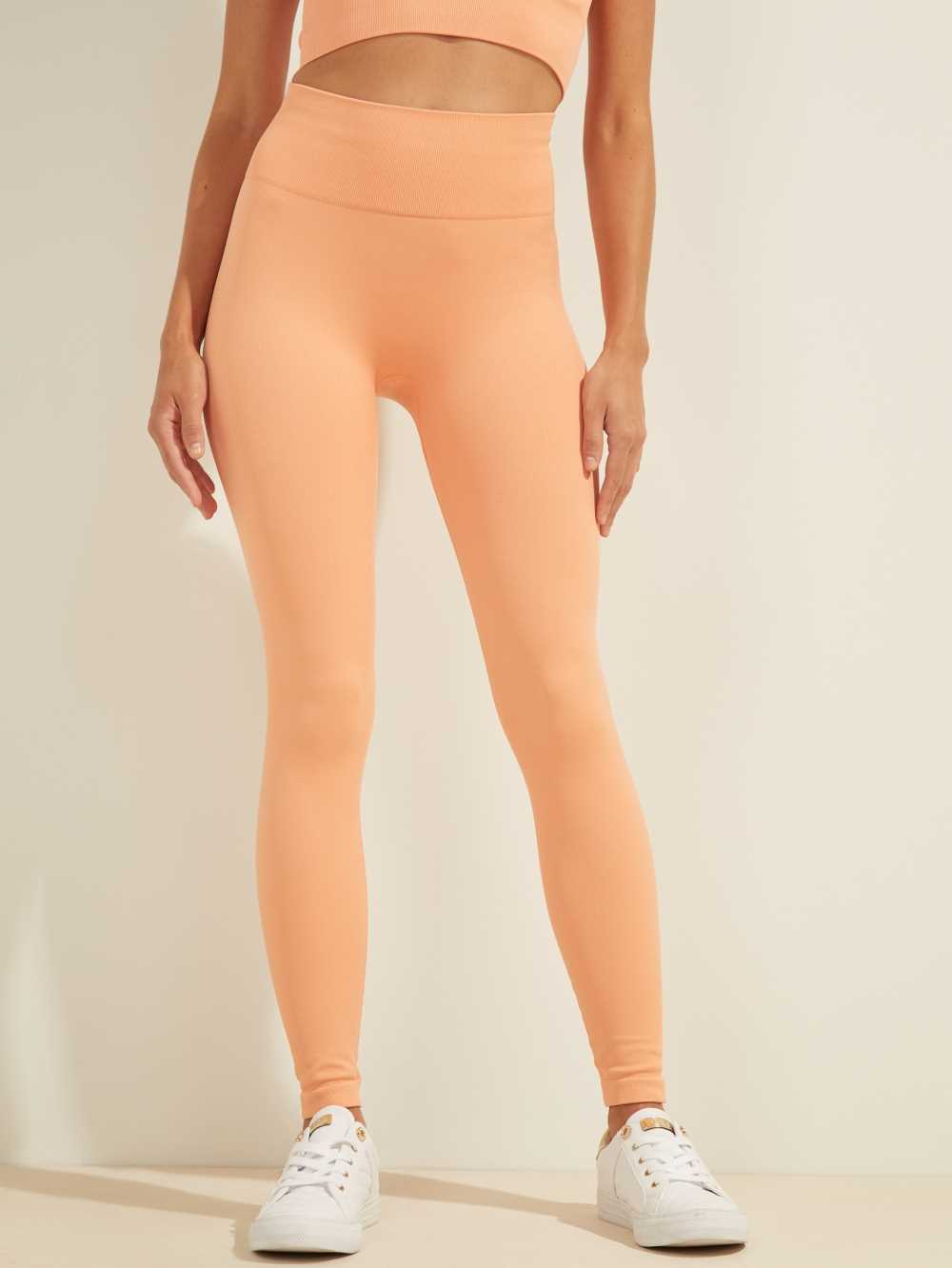 Light Orange Women\'s Guess Alma Seamless Leggings Australia Sale | 032TQLJHI