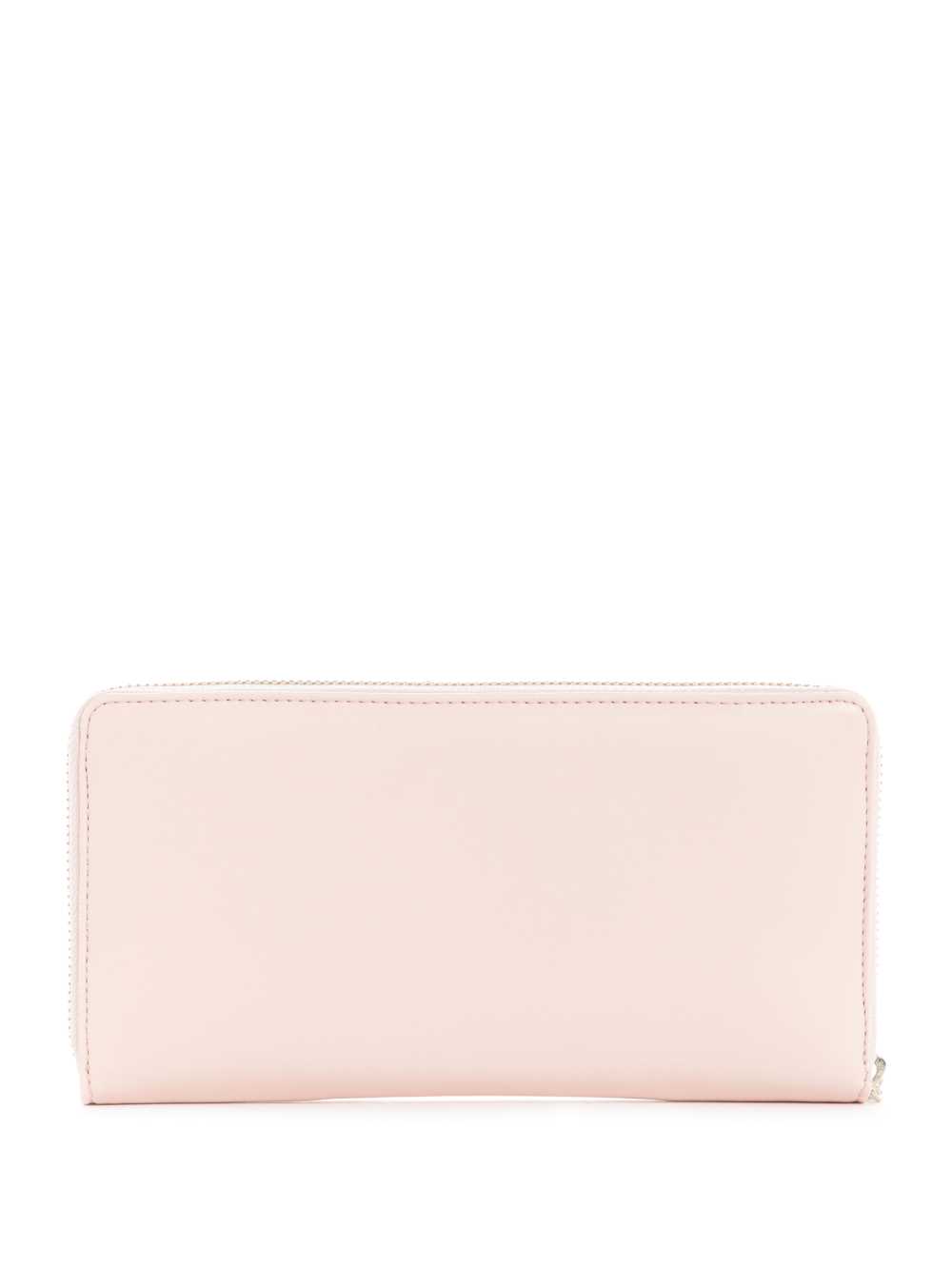 Light Pink Women's Guess Illy Check Organizer Wallets Australia Sale | 769MPFEDK