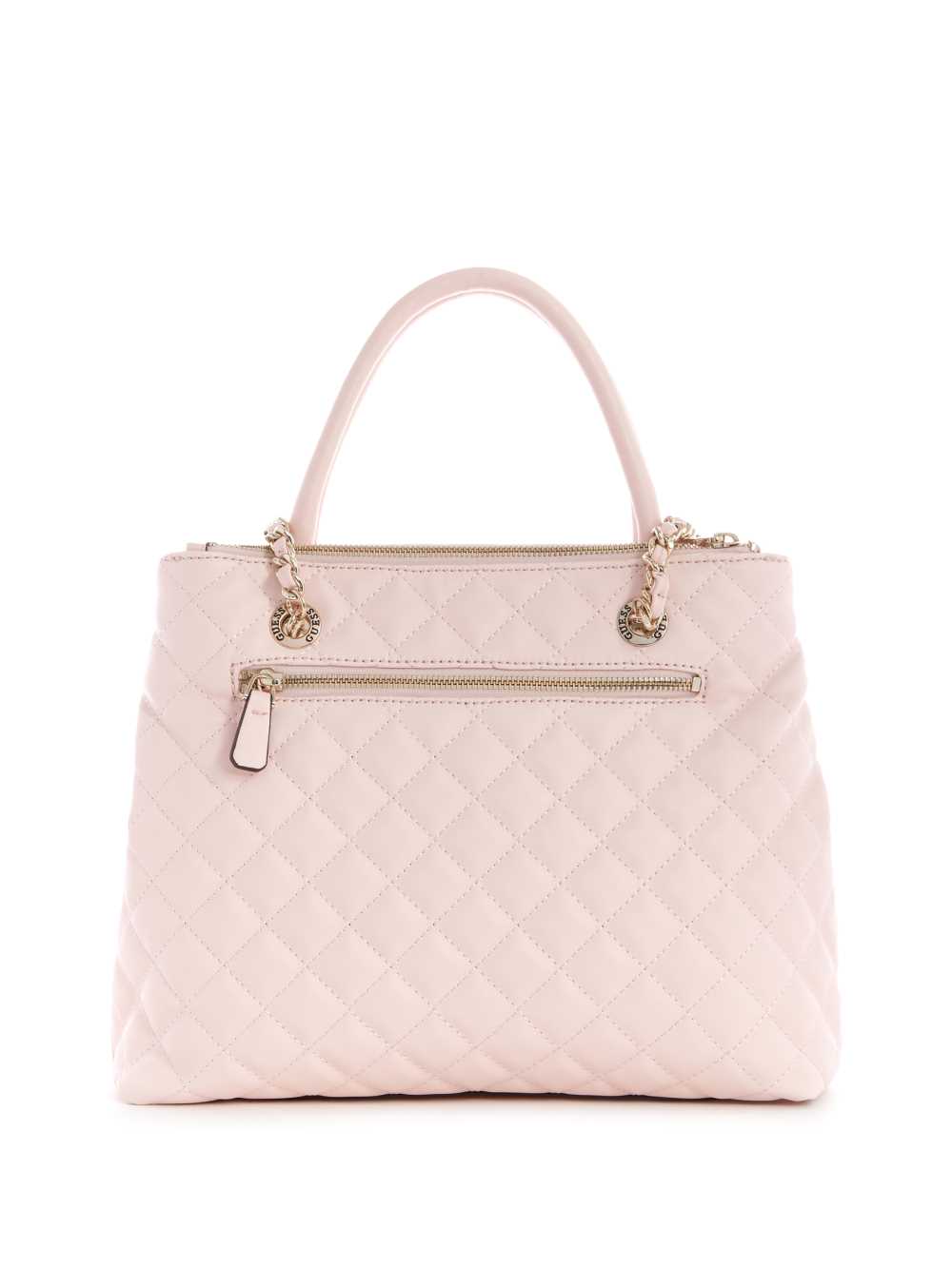 Light Pink Women's Guess Illy Society Satchel Bags Australia Sale | 054FMCJIG