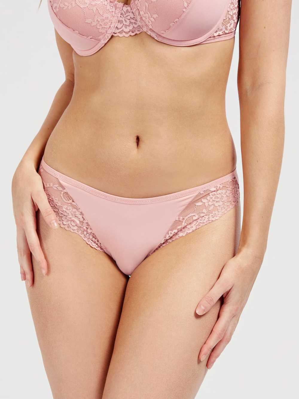 Light Pink Women\'s Guess Lace Brief Panty Underwear Australia Sale | 764LHMTUB