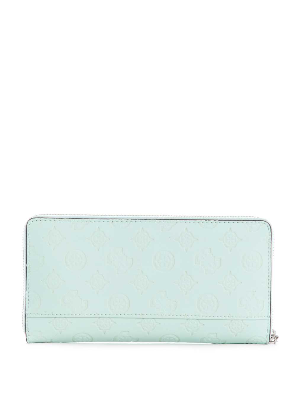 Light Turquoise Women's Guess Bea Check Organizer Wallets Australia Sale | 176LDCNIY