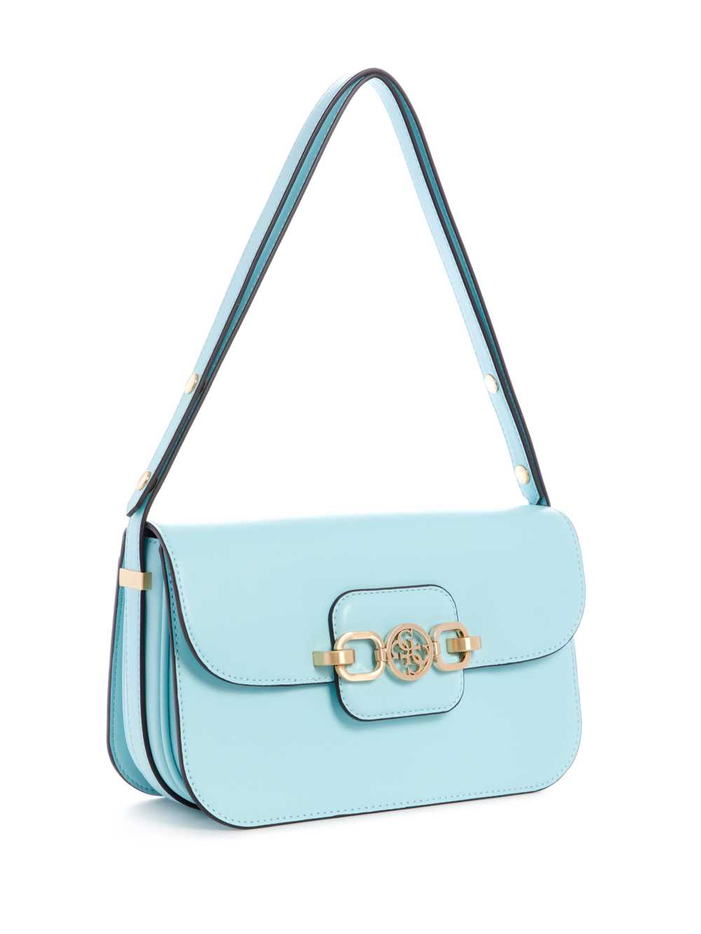 Light Turquoise Women's Guess Hensely Convertible Shoulder Bags Australia Sale | 973KSUQJH