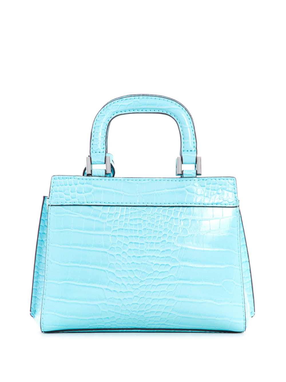 Light Turquoise Women's Guess Katey Mini Satchel Bags Australia Sale | 136HPYCFS