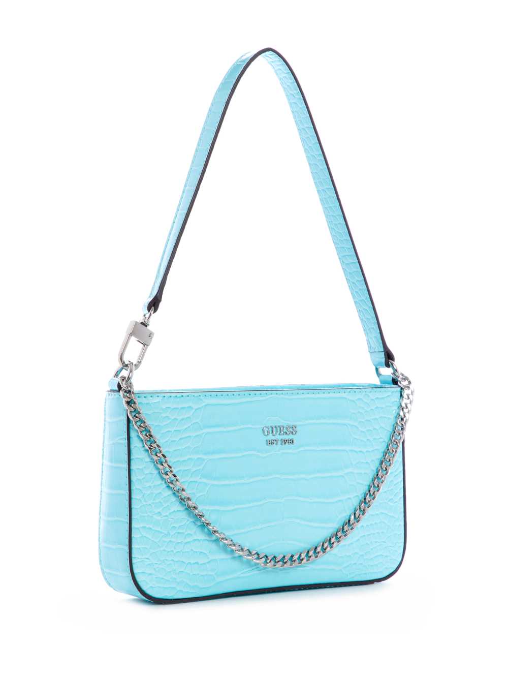 Light Turquoise Women's Guess Katey Mini Shoulder Bags Australia Sale | 419XAMWPH