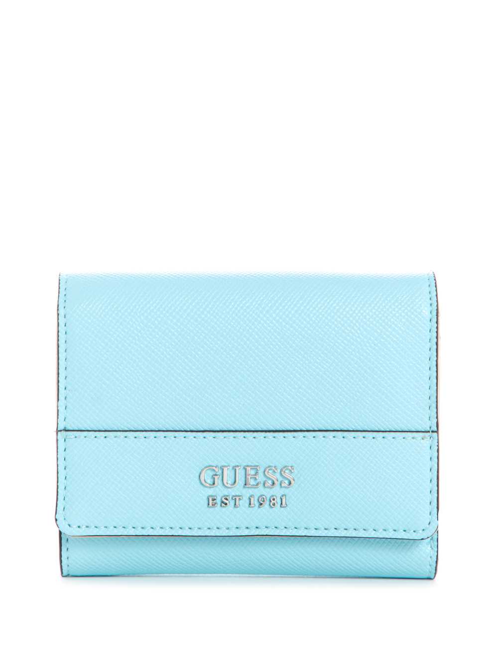 Light Turquoise Women\'s Guess Katey Trifold Wallets Australia Sale | 927QCRYGV