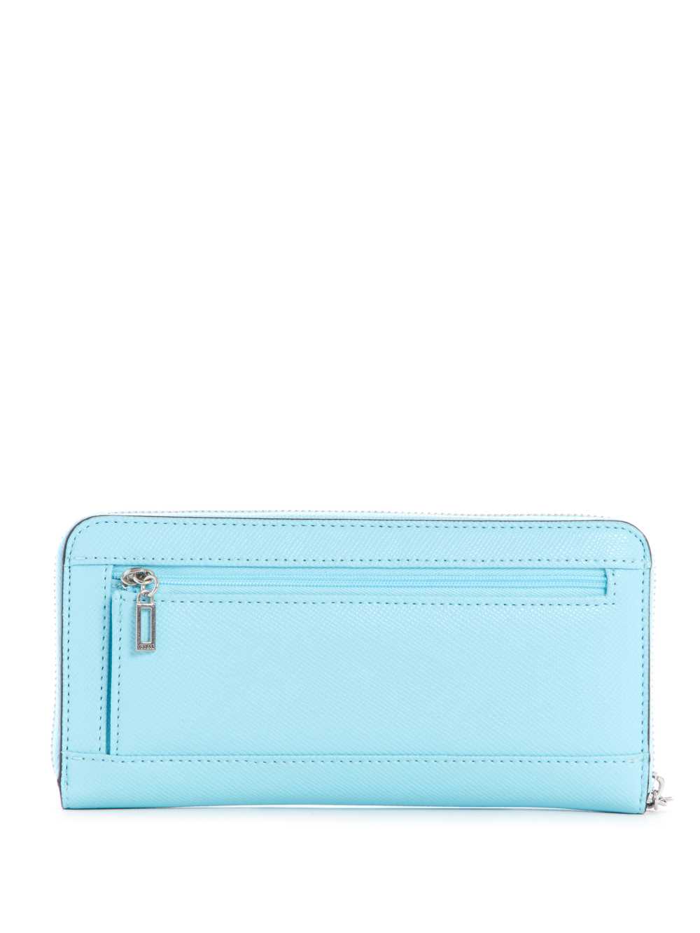 Light Turquoise Women's Guess Katey Zip-Around Wallets Australia Sale | 067WDLVFJ