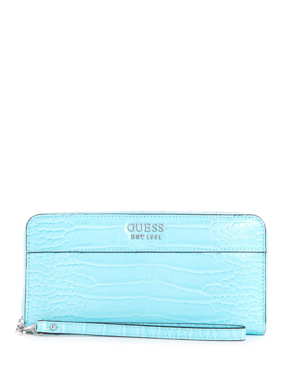 Light Turquoise Women\'s Guess Katey Zip-Around Crossbody Bags Australia Sale | 758XVHQLG