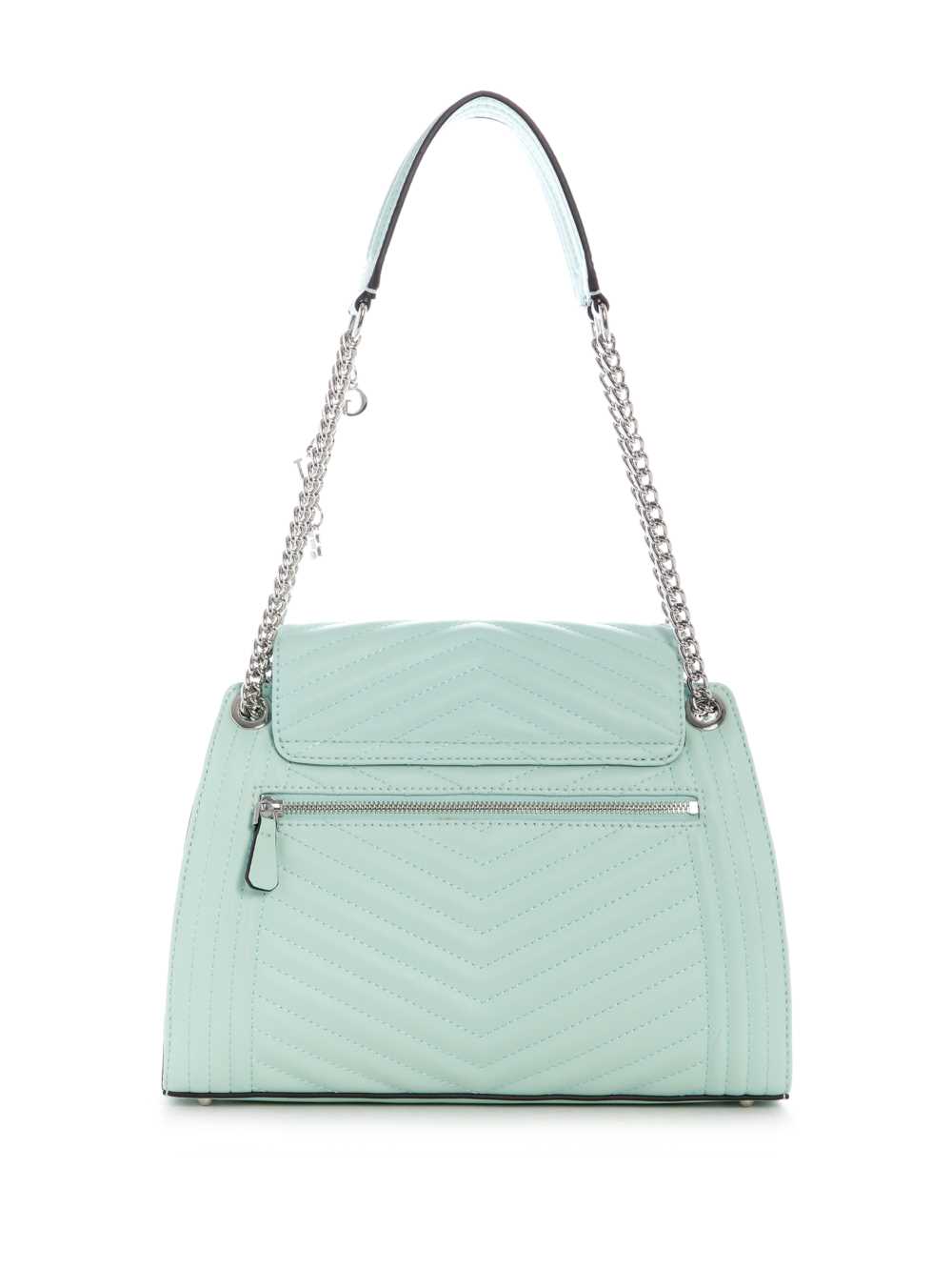 Light Turquoise Women's Guess Lida Convertible Satchel Bags Australia Sale | 872TBMGFO