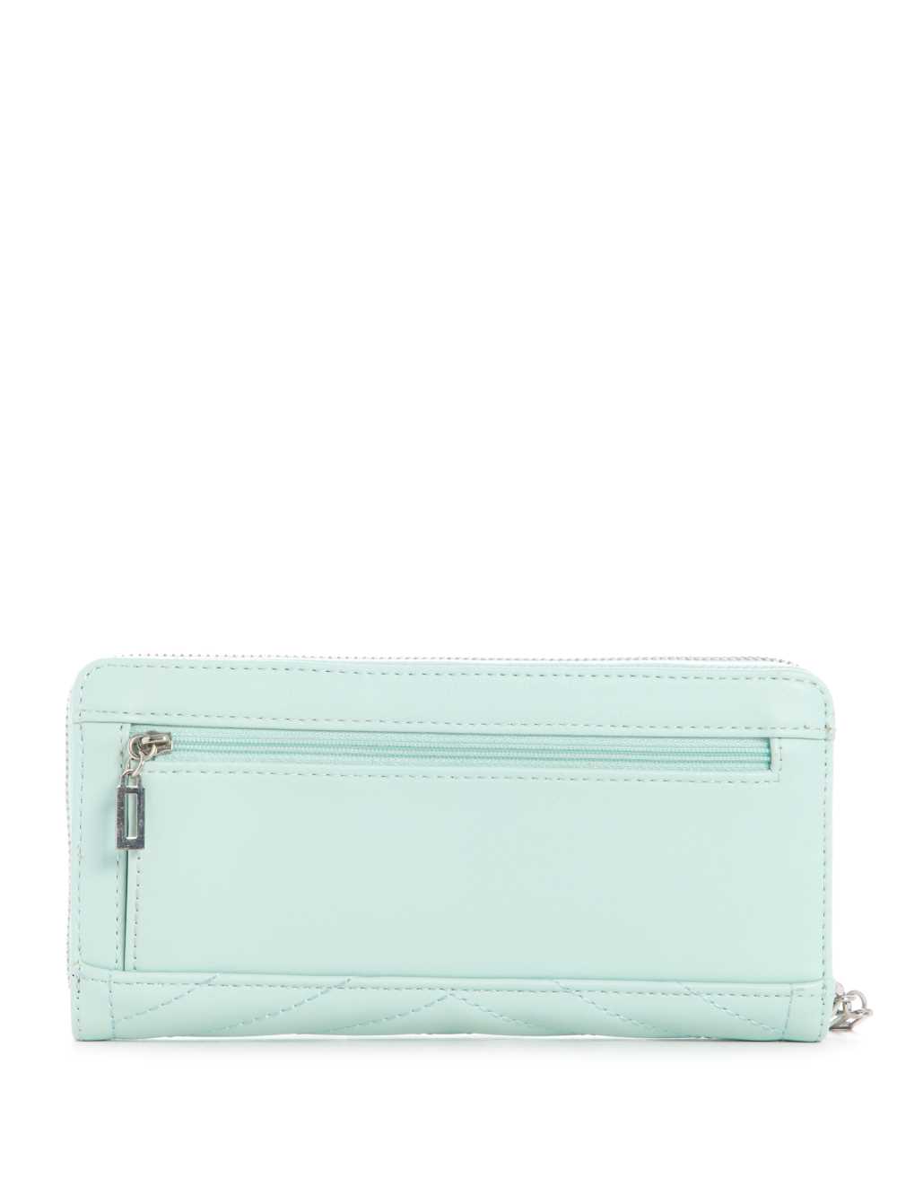 Light Turquoise Women's Guess Lida Zip-Around Wallets Australia Sale | 715EJYSNO