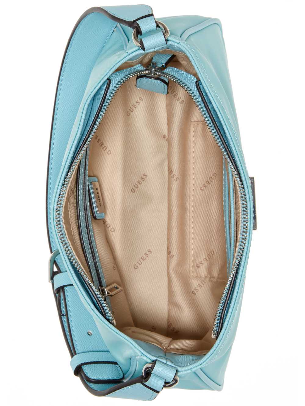 Light Turquoise Women's Guess Little Bay Shoulder Bags Australia Sale | 073TSGAFO