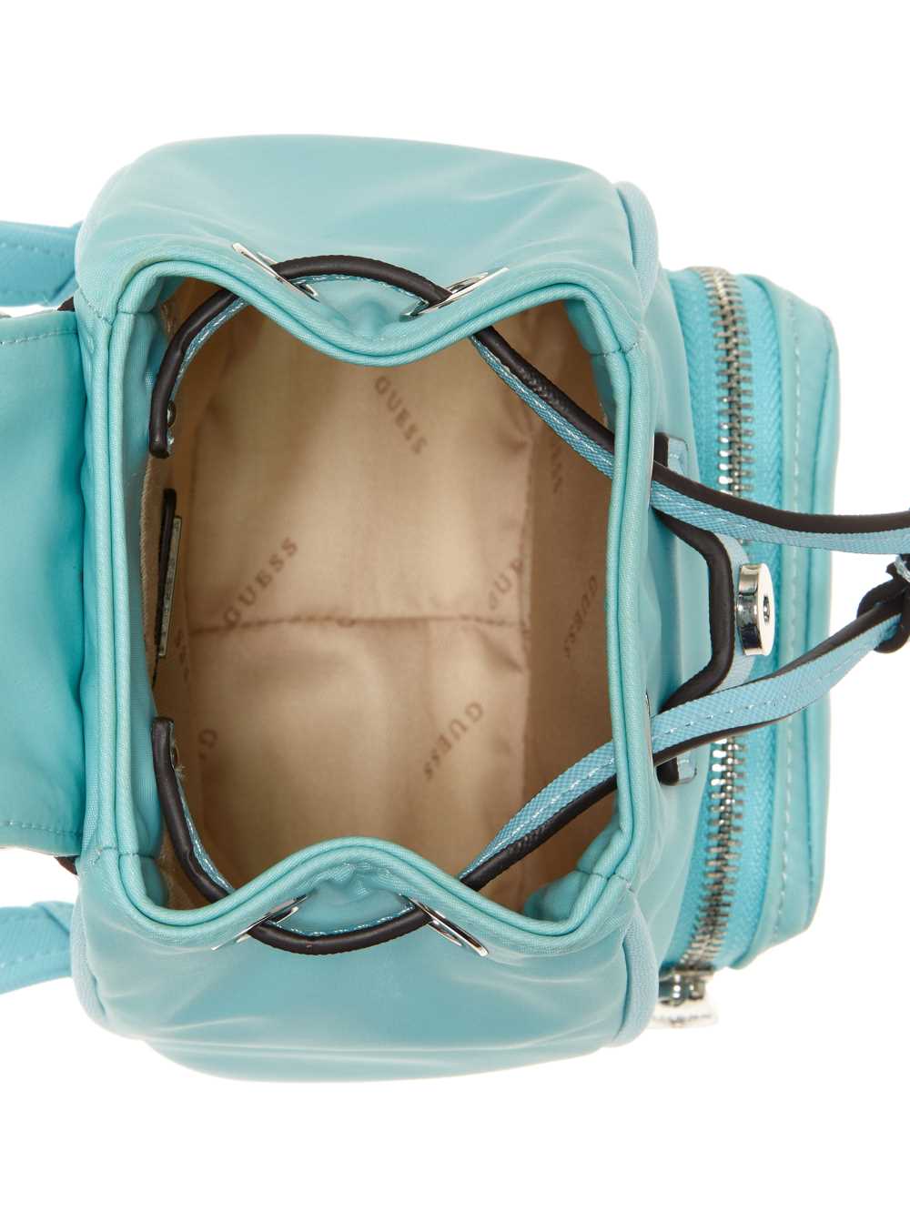 Light Turquoise Women's Guess Little Bay Mini Backpack Australia Sale | 120HXEYKJ