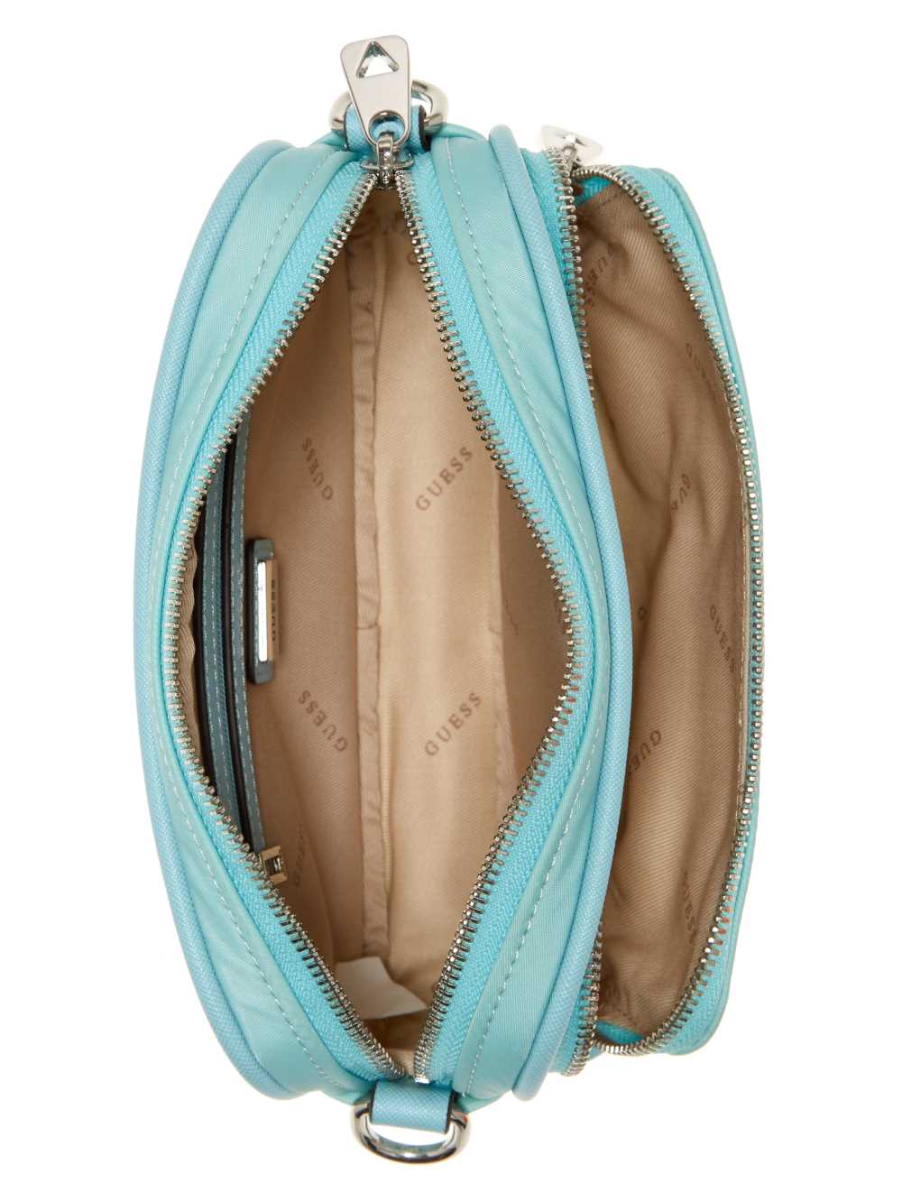 Light Turquoise Women's Guess Little Bay Camera Crossbody Bags Australia Sale | 274DRWJLK