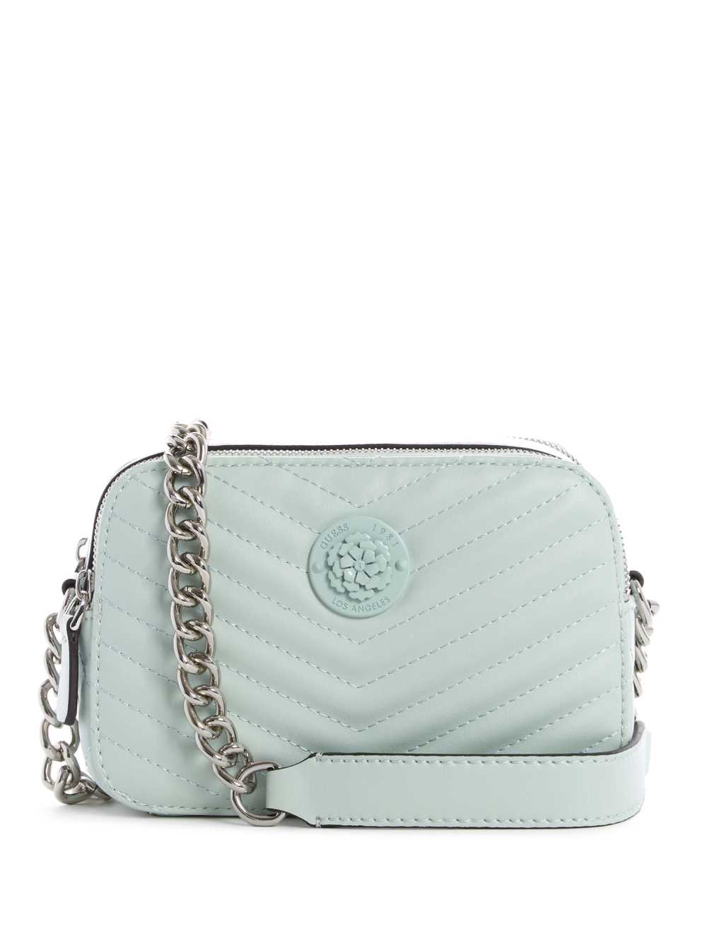 Light Turquoise Women\'s Guess Noelle Camera Crossbody Bags Australia Sale | 841KWVNXY