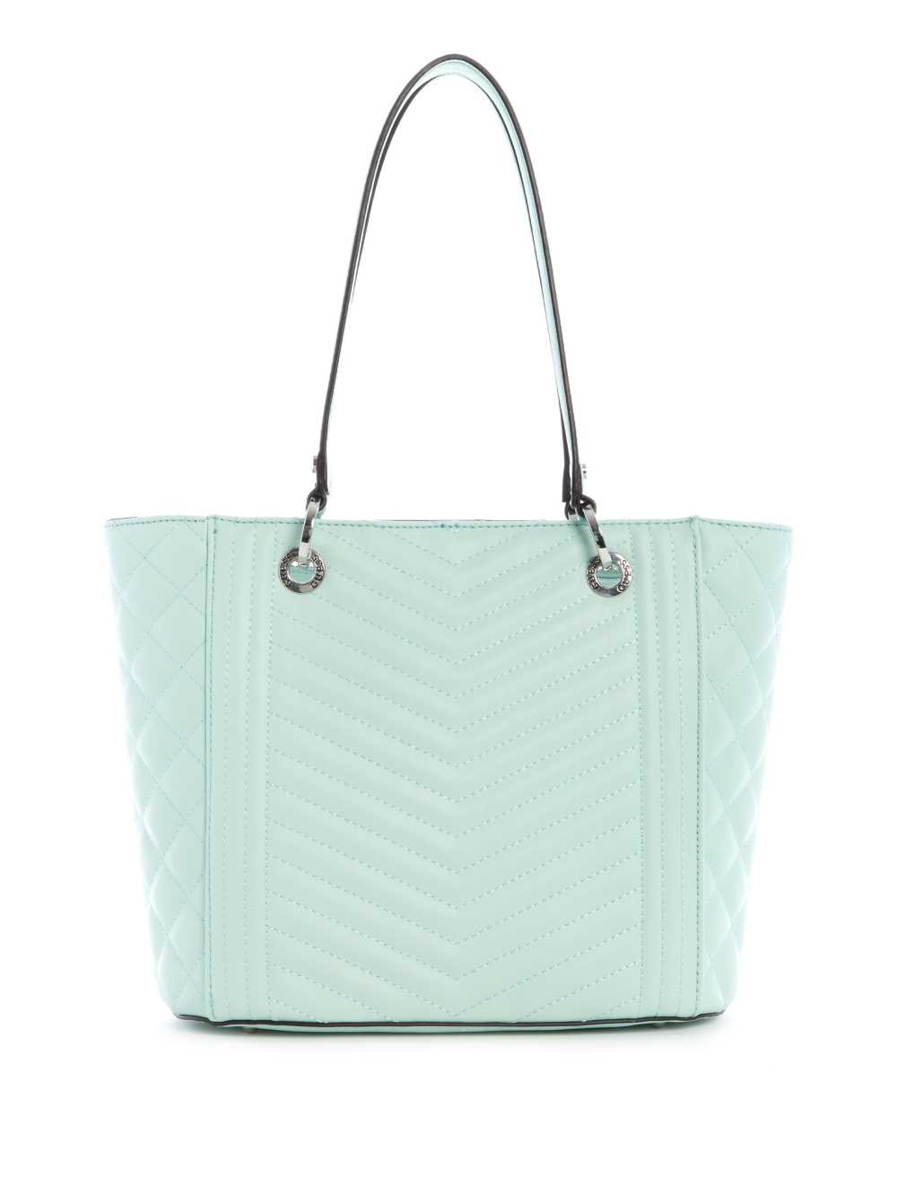 Light Turquoise Women's Guess Noelle Small Elite Tote Bags Australia Sale | 312JMTSDQ