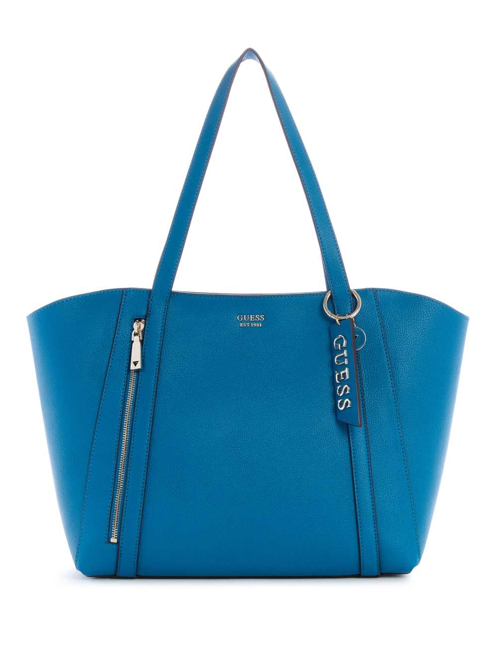 Navy Women's Guess Naya Tote Bags Australia Sale | 536KPLSIR