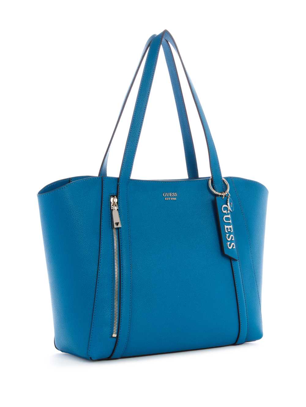 Navy Women's Guess Naya Tote Bags Australia Sale | 536KPLSIR