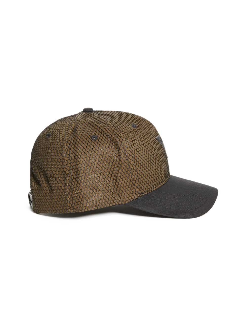 Olive Men's Guess Tyler Mesh Triangle Baseball Hats Australia Sale | 728KZILAP