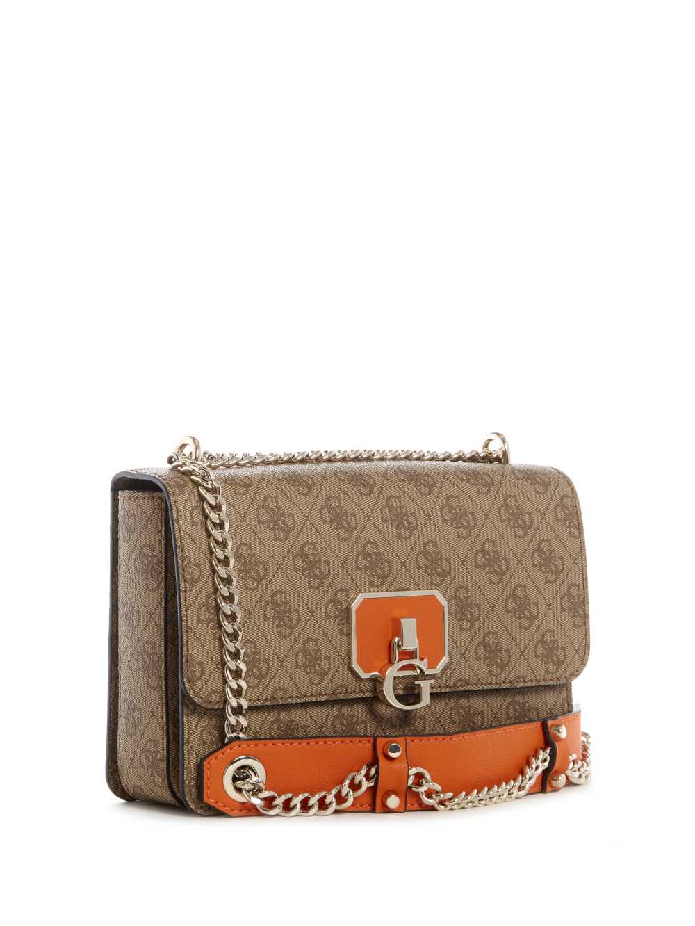 Orange Women's Guess Alisa Convertible Crossbody Bags Australia Sale | 408NCHVLS