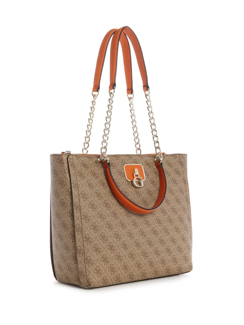 Orange Women's Guess Alisa Society Tote Bags Australia Sale | 730YTBHZI