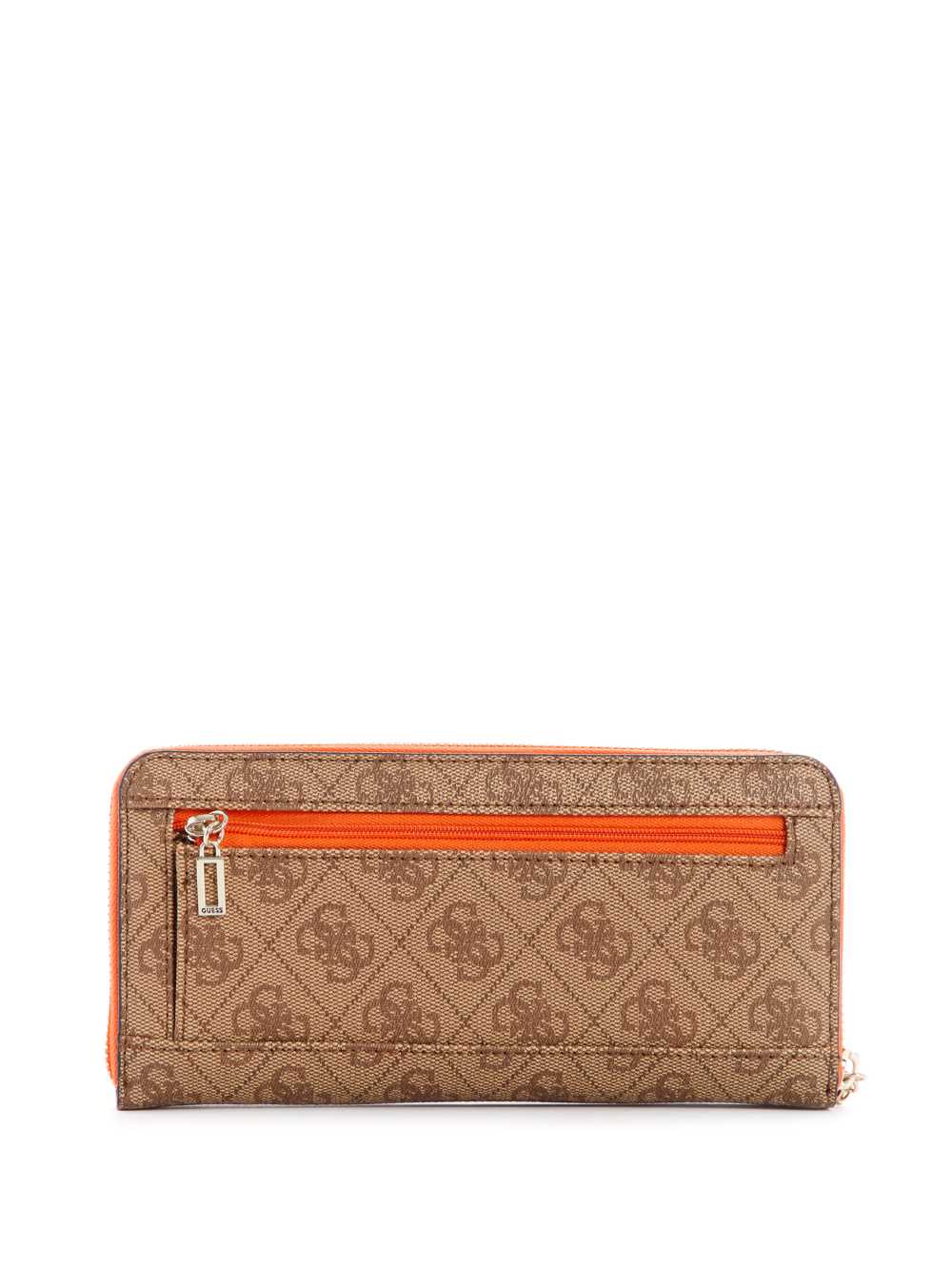 Orange Women's Guess Alisa Zip-Around Wallets Australia Sale | 520DXKVNI