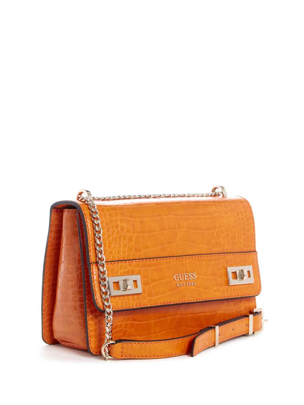 Orange Women's Guess Katey Convertible Crossbody Bags Australia Sale | 548HJKOIQ