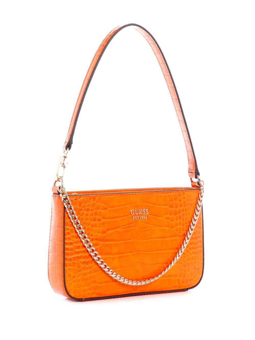 Orange Women's Guess Katey Mini Shoulder Bags Australia Sale | 693NYIWDG