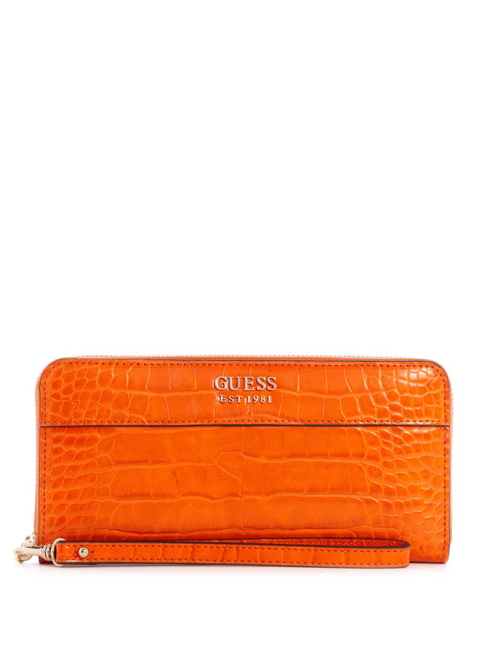 Orange Women\'s Guess Katey Zip-Around Crossbody Bags Australia Sale | 439CTGSEP