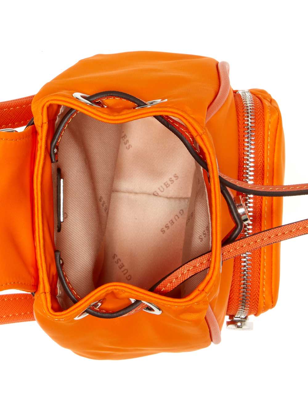 Orange Women's Guess Little Bay Mini Backpack Australia Sale | 352LUFYHG