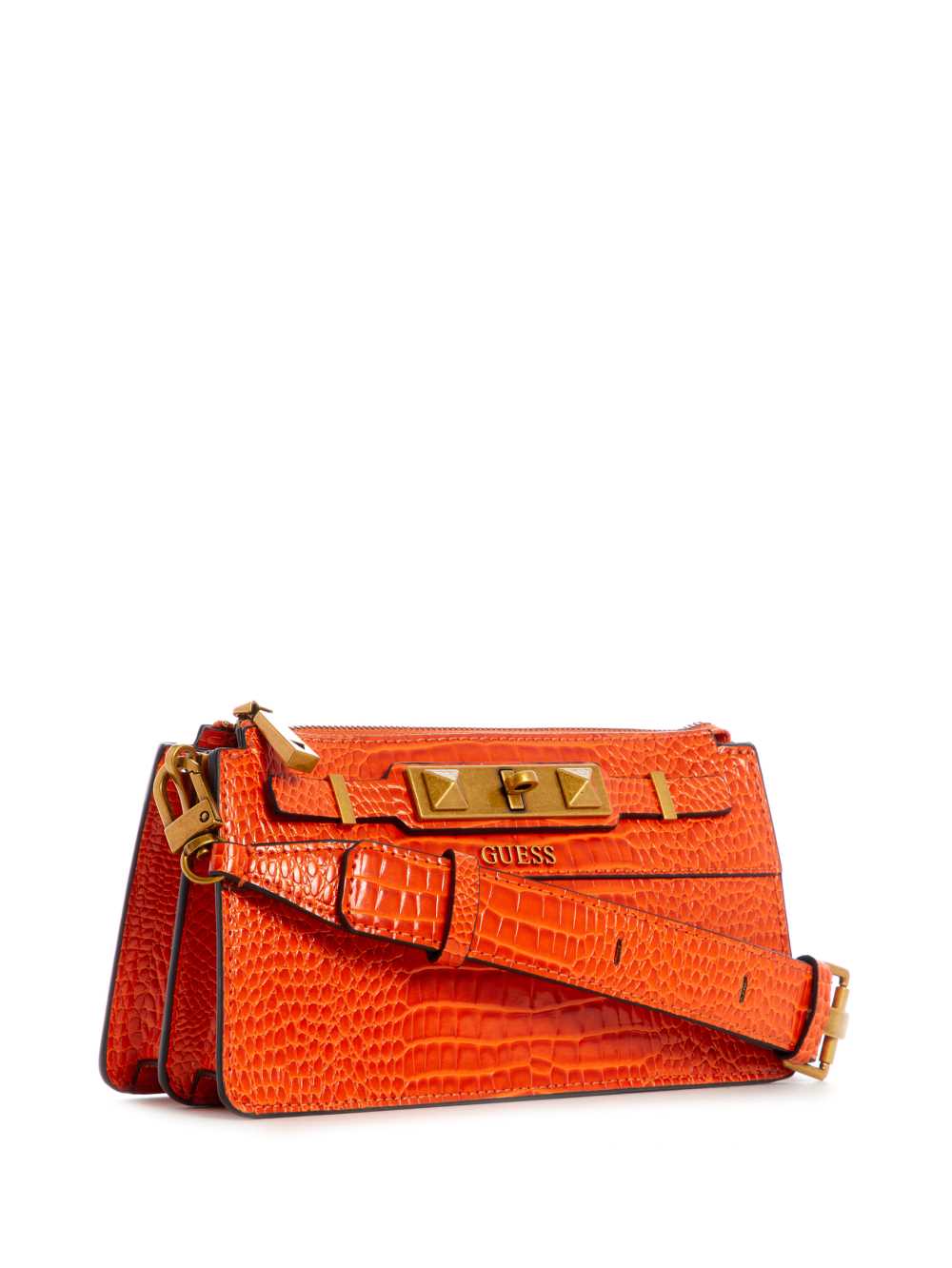 Orange Women's Guess Raffie Mini Crossbody Bags Australia Sale | 487XIQTLD