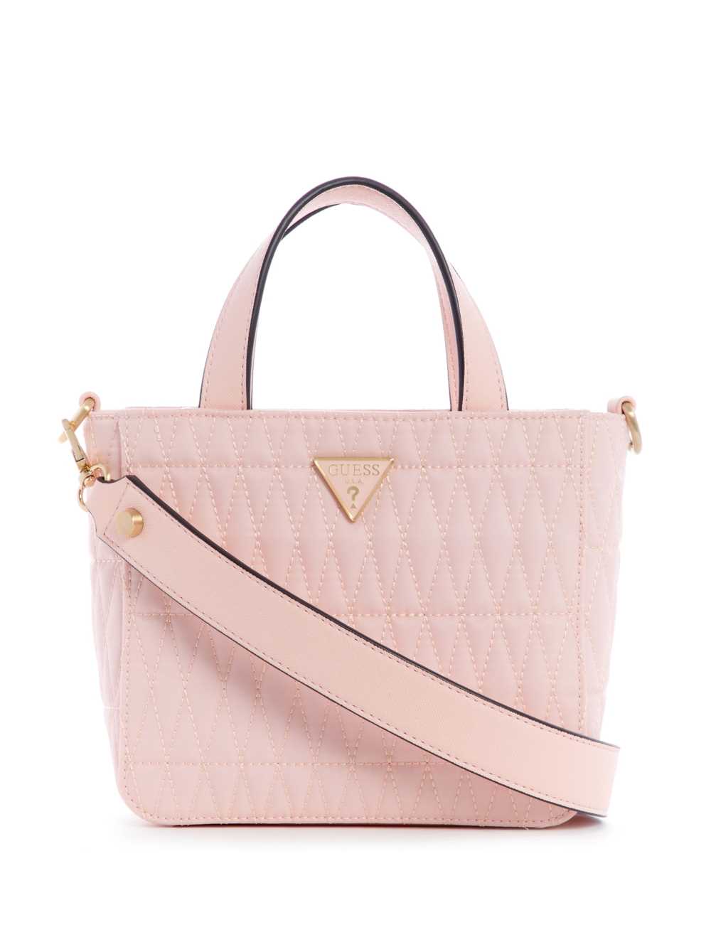 Pink Women\'s Guess Layla Nylon Mini Tote Bags Australia Sale | 490KPDLYH