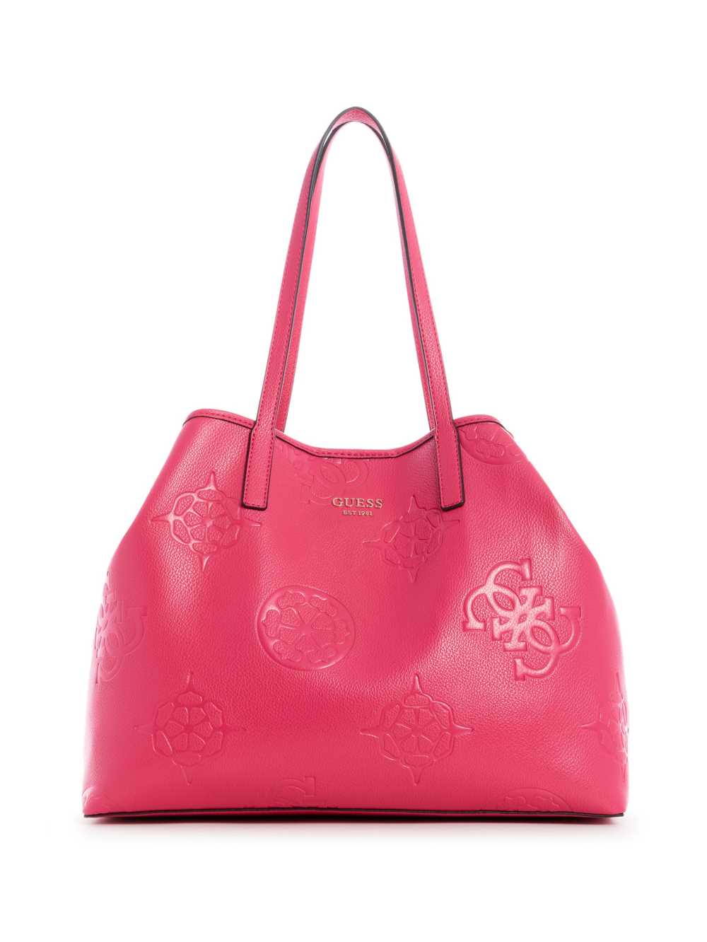 Pink Women's Guess Vikky Logo Large Tote Bags Australia Sale | 210SVIFEL