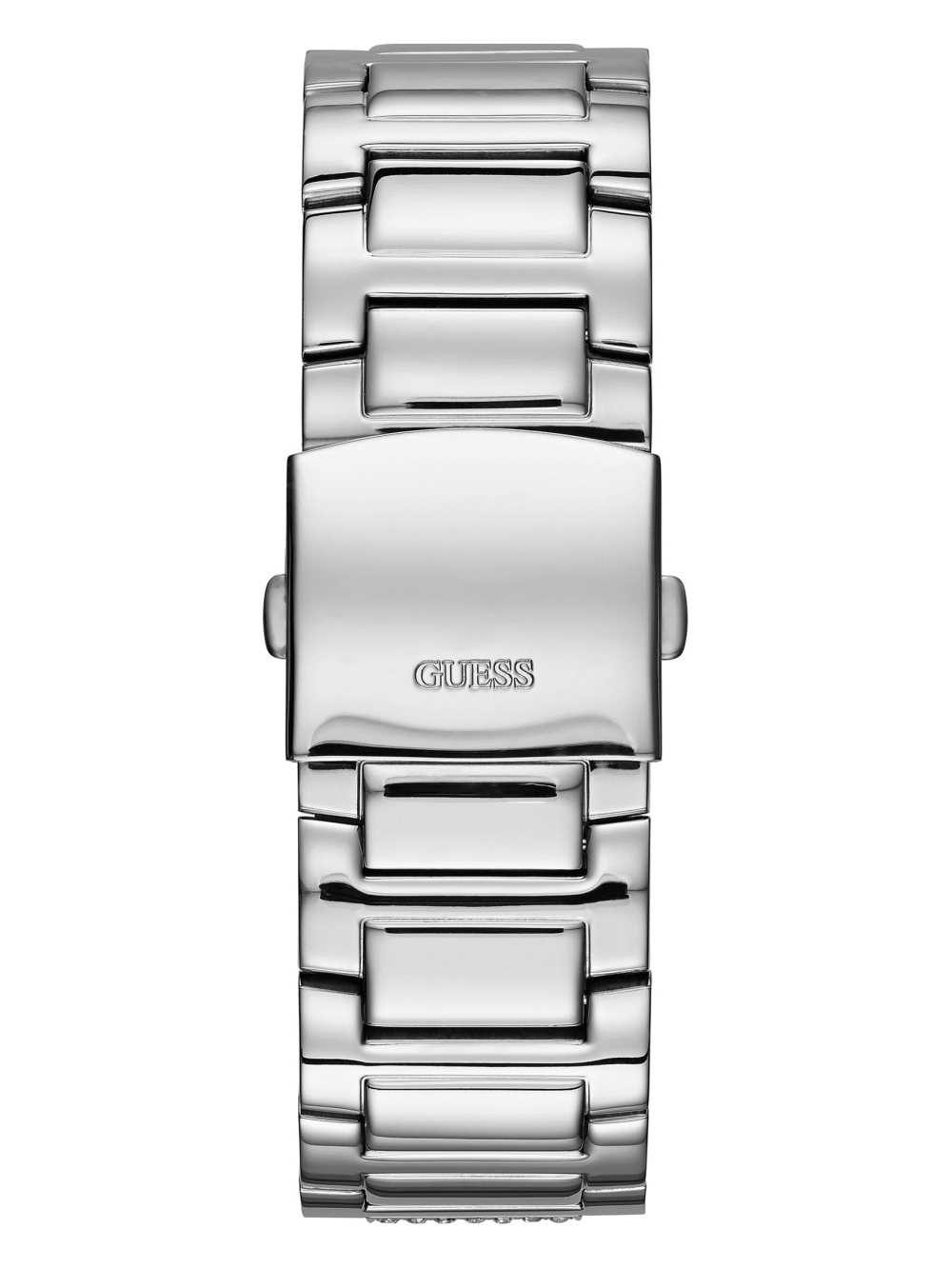 Platinum Men's Guess Silver-Tone Multifunction Watches Australia Sale | 792ACTPSO