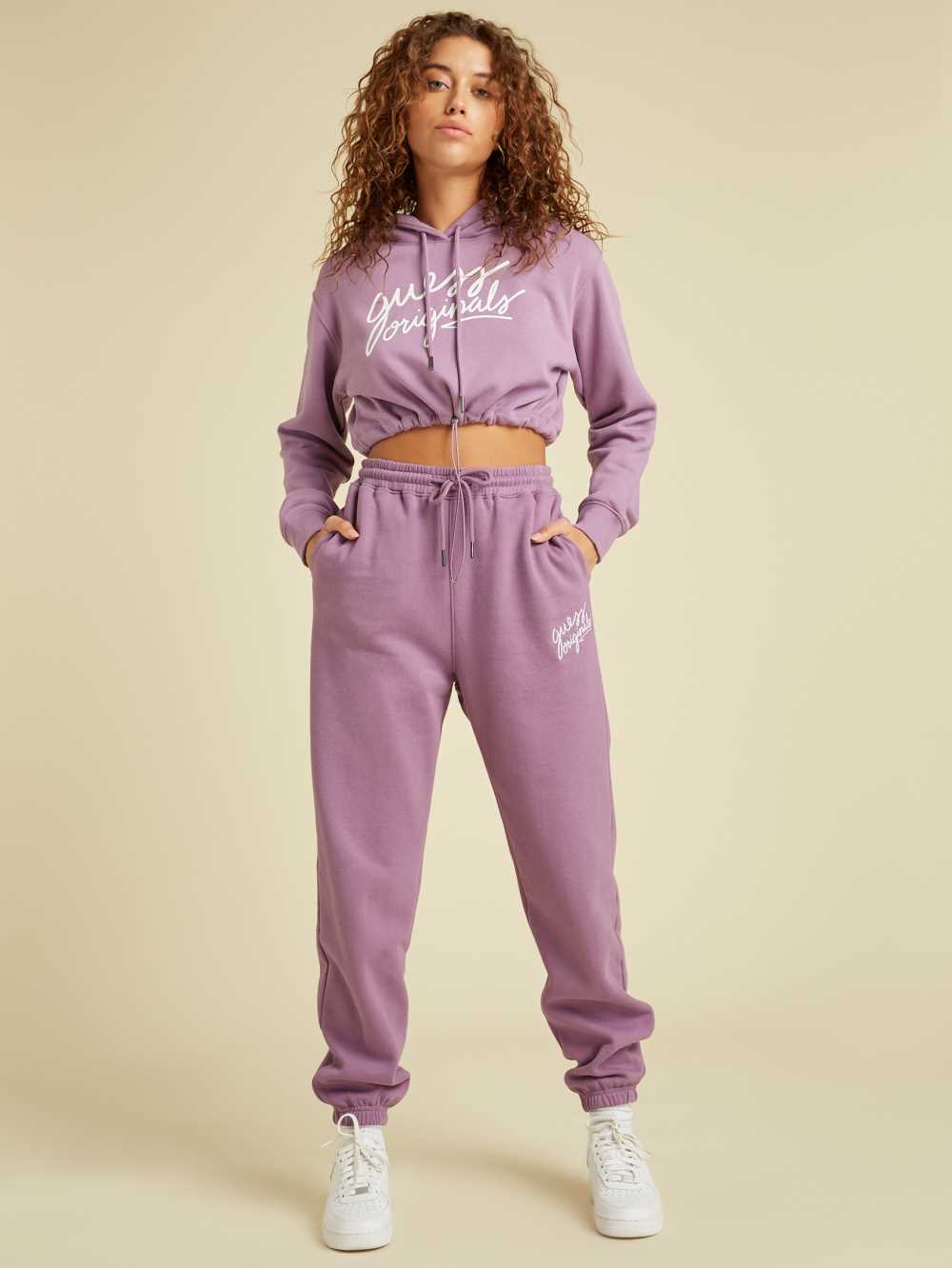 Purple Women's Guess Originals Sweatpants Australia Sale | 739QBGUFV