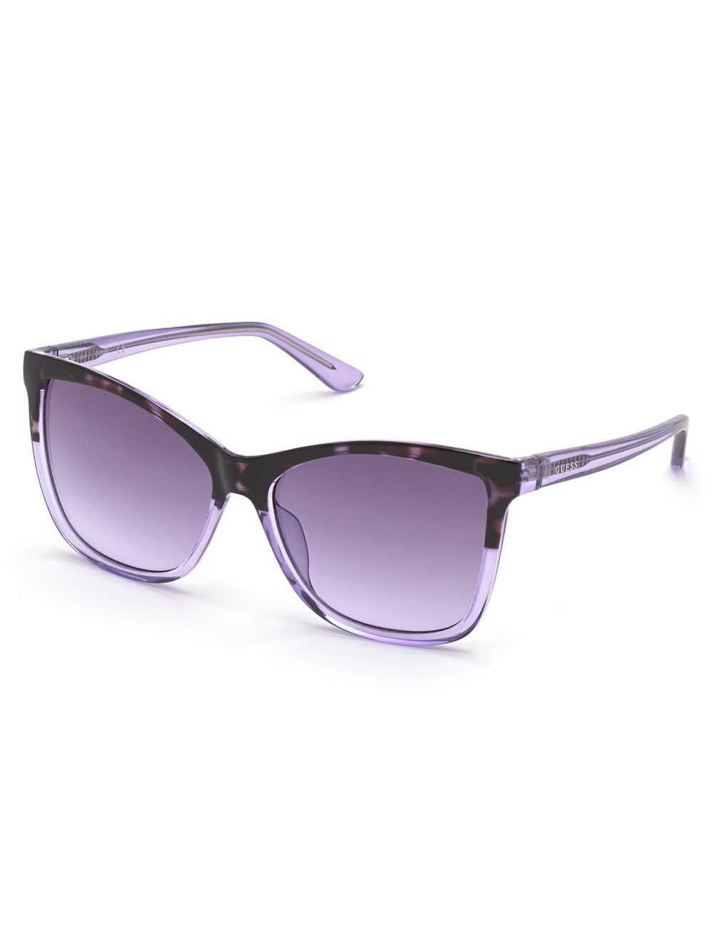 Purple Women's Guess Purple Square Sunglasses Australia Sale | 594GZSYVX