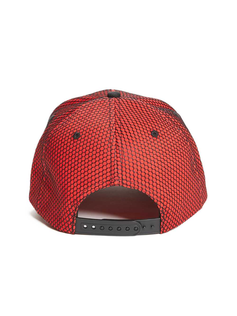 Red Men's Guess Tyler Mesh Triangle Baseball Hats Australia Sale | 978PLJVDU