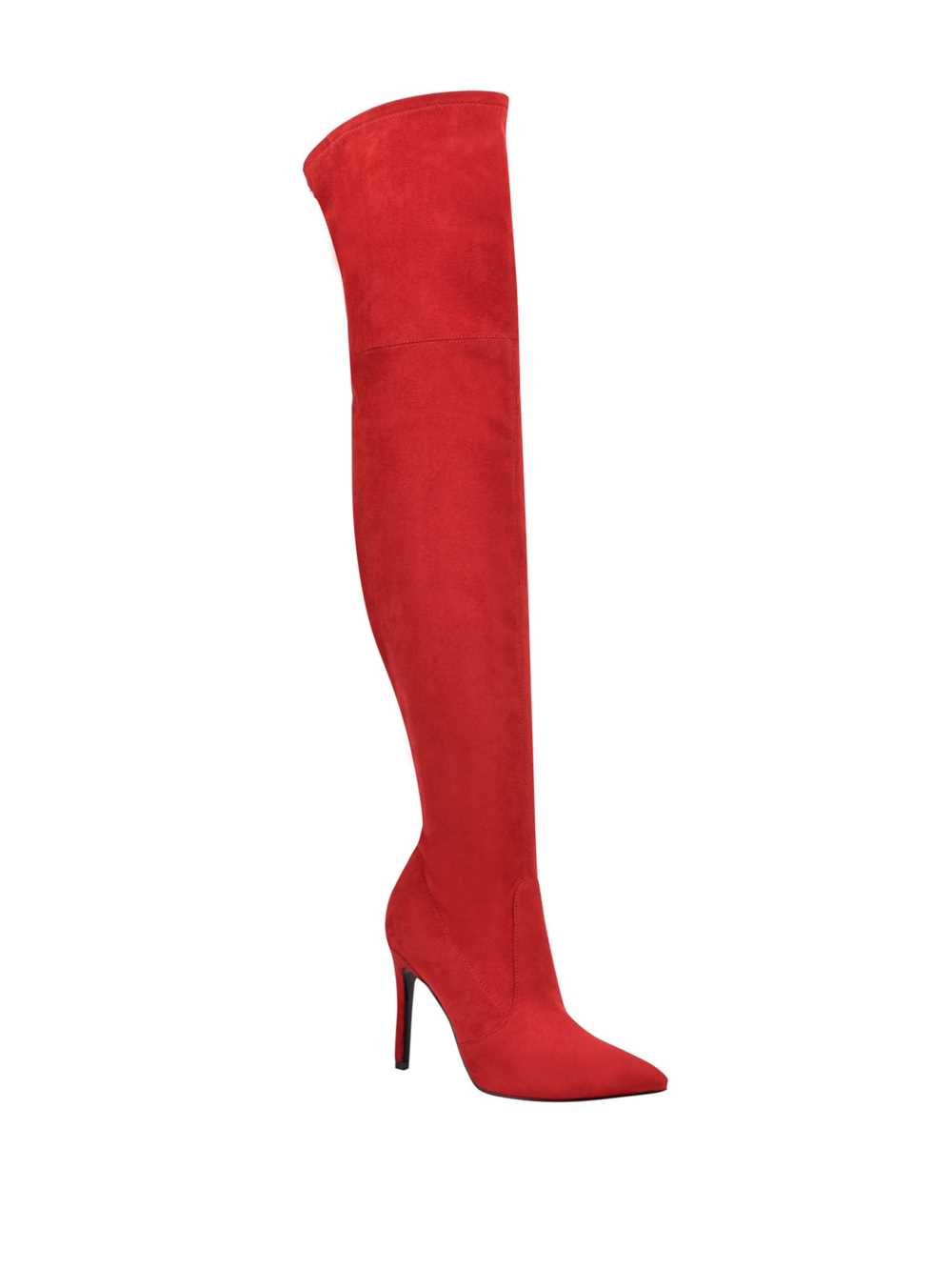 Red Women\'s Guess Bonis Faux-Suede Over-the-Knee Boots Australia Sale | 753FMROKI