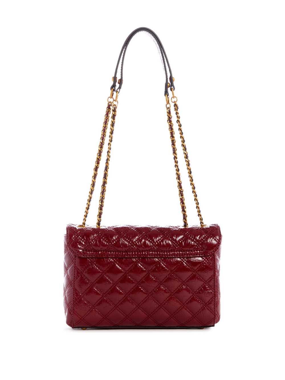 Red Women's Guess Cessily Quilted Convertible Crossbody Bags Australia Sale | 521UXLZSR