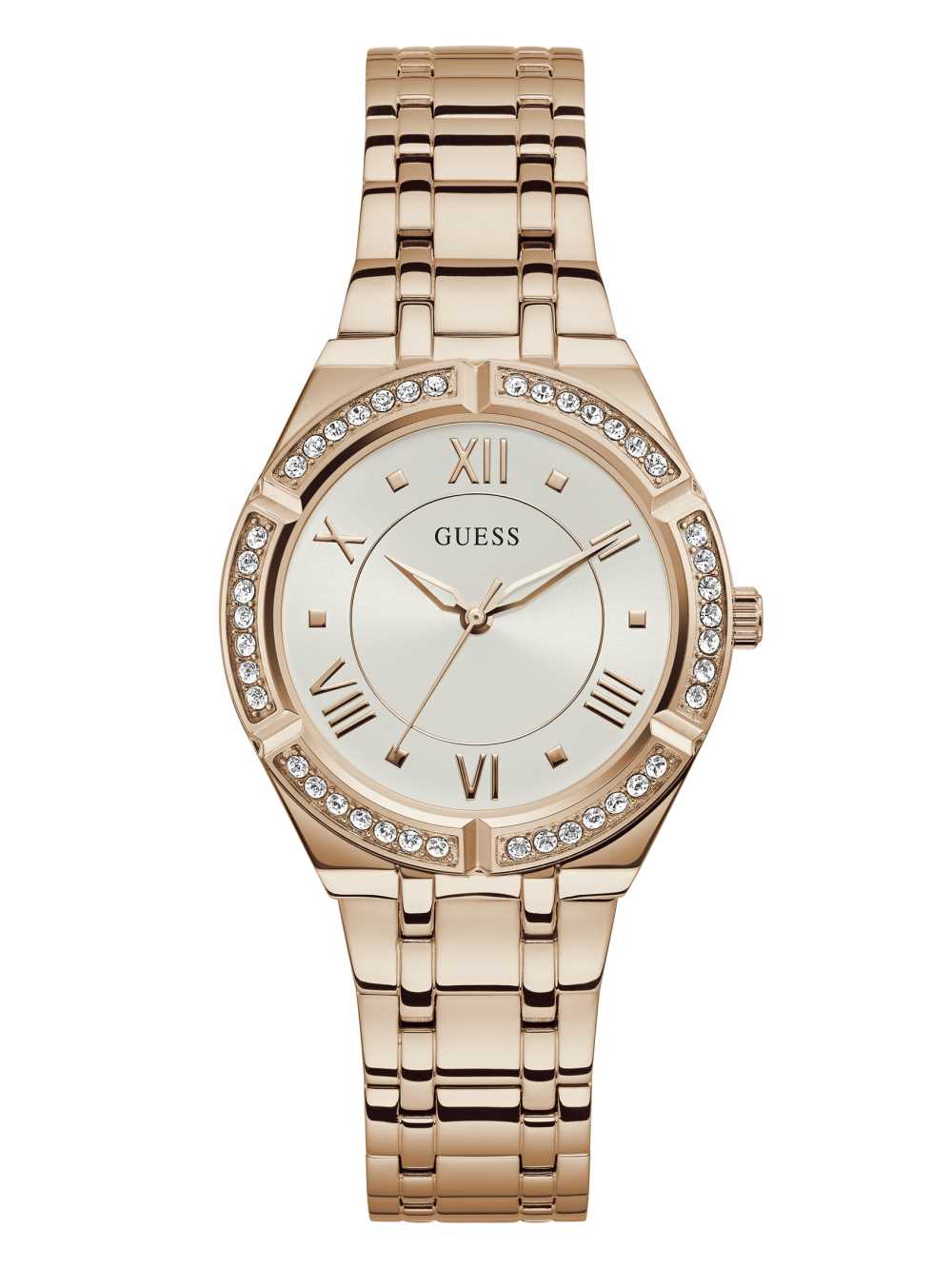 Rose Gold Women\'s Guess Rose Gold-Tone Analog Watches Australia Sale | 013ELAZVJ