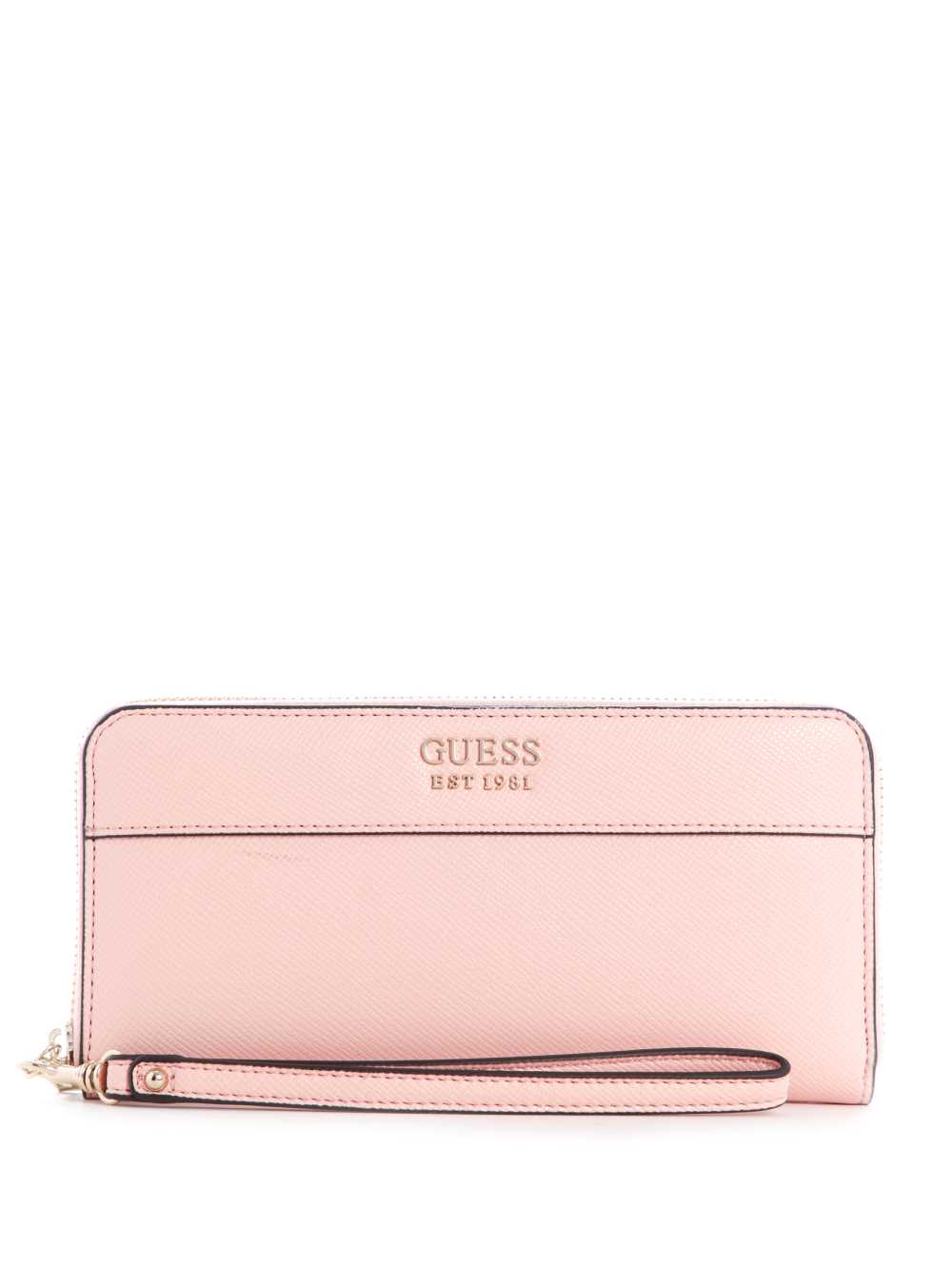 Rose Pink Women\'s Guess Katey Zip-Around Wallets Australia Sale | 812YOSQZT