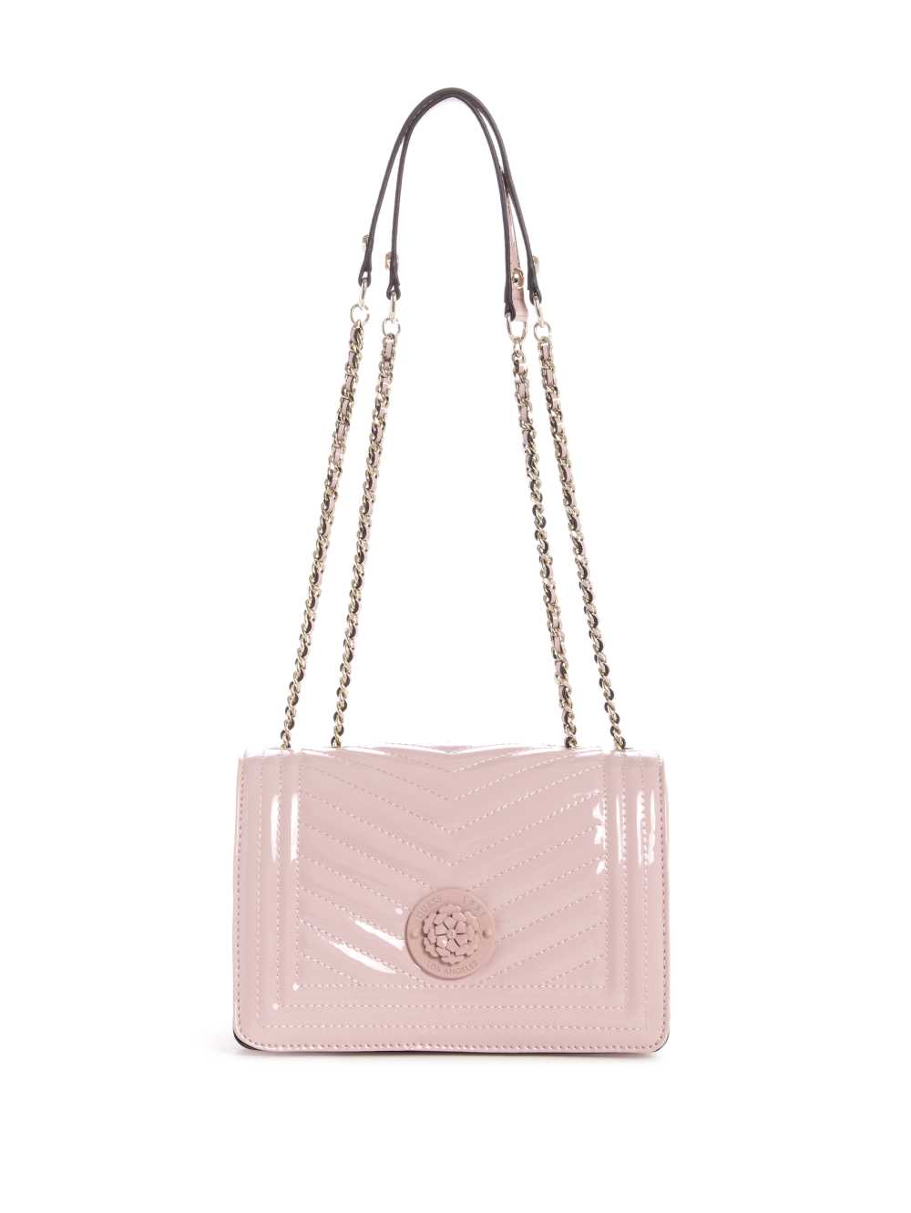 Rose Pink Women\'s Guess Lida Convertible Crossbody Bags Australia Sale | 913LWIPAK