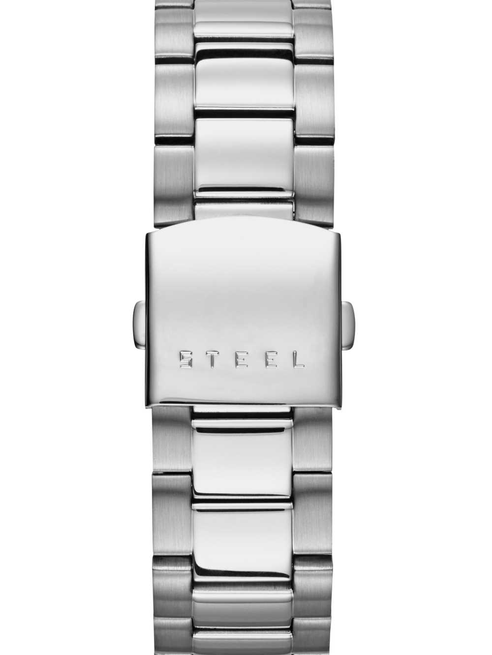 Silver Men's Guess Silver-Tone Classic Watches Australia Sale | 498RGFTVH