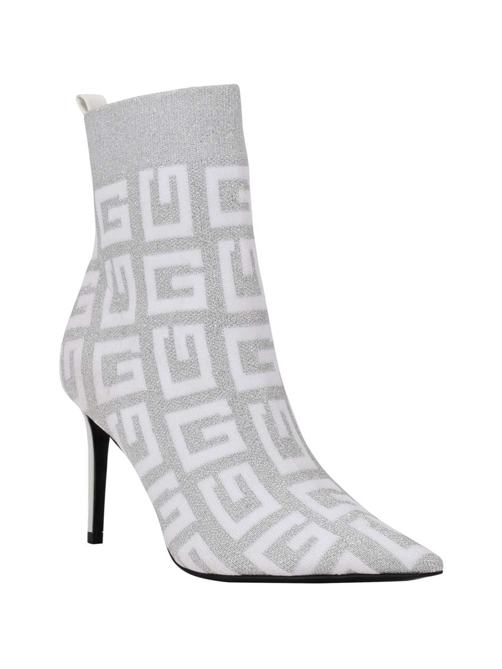 Silver Women\'s Guess Dallyca G-Logo Sock Booties Australia Sale | 487QAJBYL